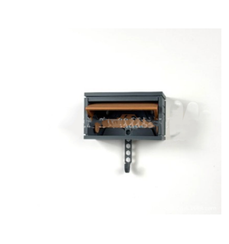 Car Garage Key Holder With Opening Door