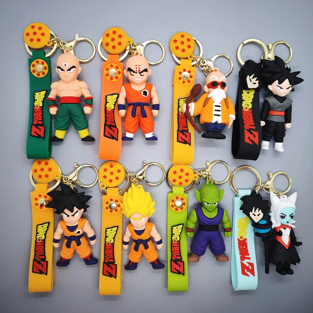 Anime Dragon Ball Keychain Son Goku Vegeta Piccolo